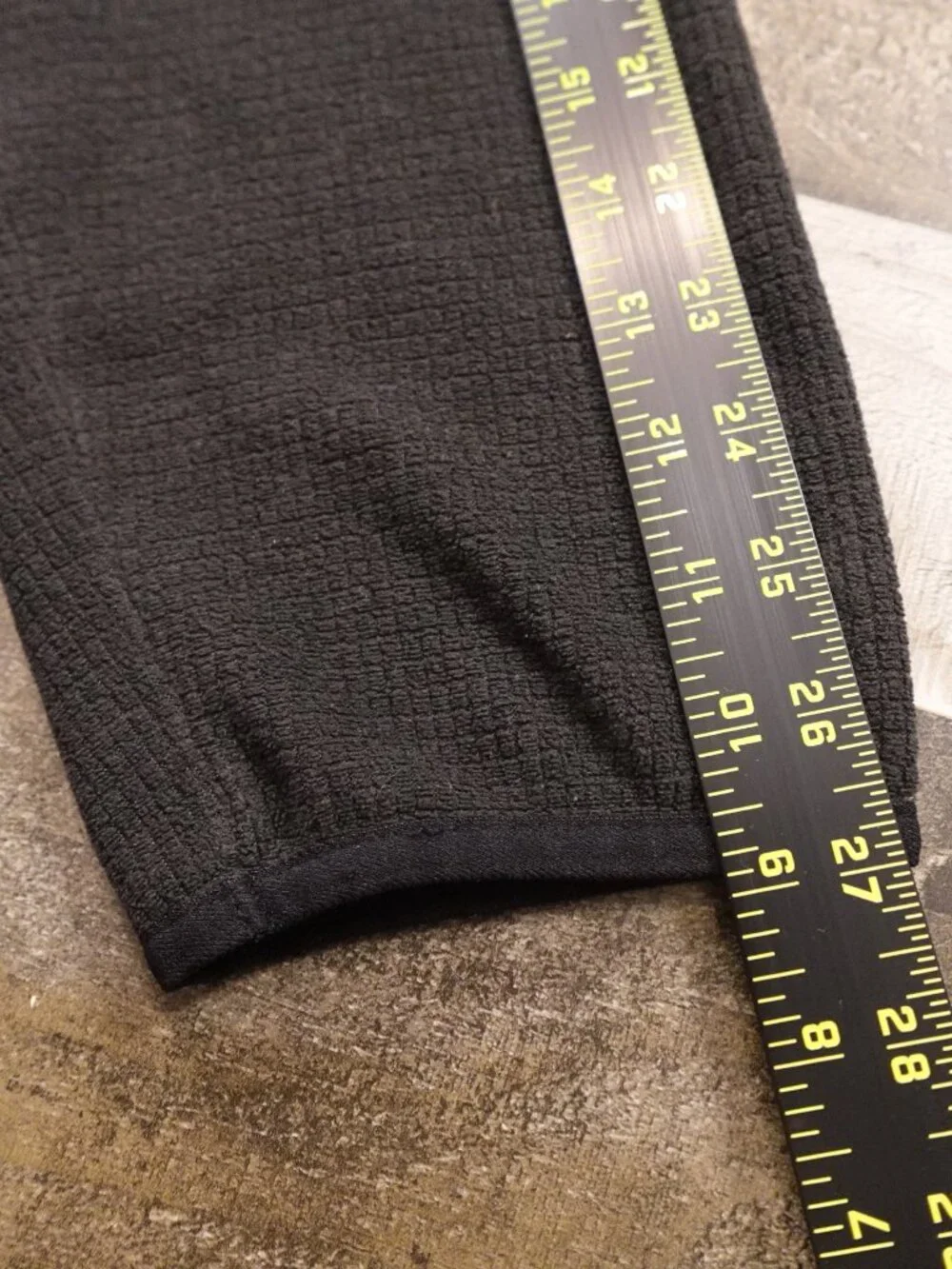 The North Face Waffle Fleece‎ Quarter Zip Pullover Men's Large Gray Outdoor